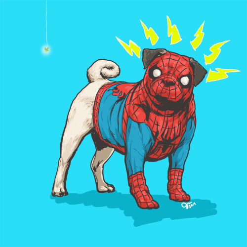iamasf:  DOTMU: Dogs of the Marvel Universe by Josh Lynch 