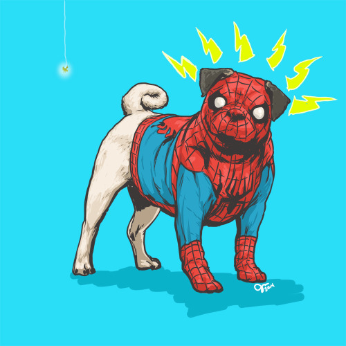danipup: her-incubus:browsethestacks: DOTMU: Dogs Of The Marvel Universe by Josh Lynch@danipup