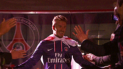 jetgirl78:  David Beckham plays his final game with PSG and retires from professional football after a twenty year career. (X) 