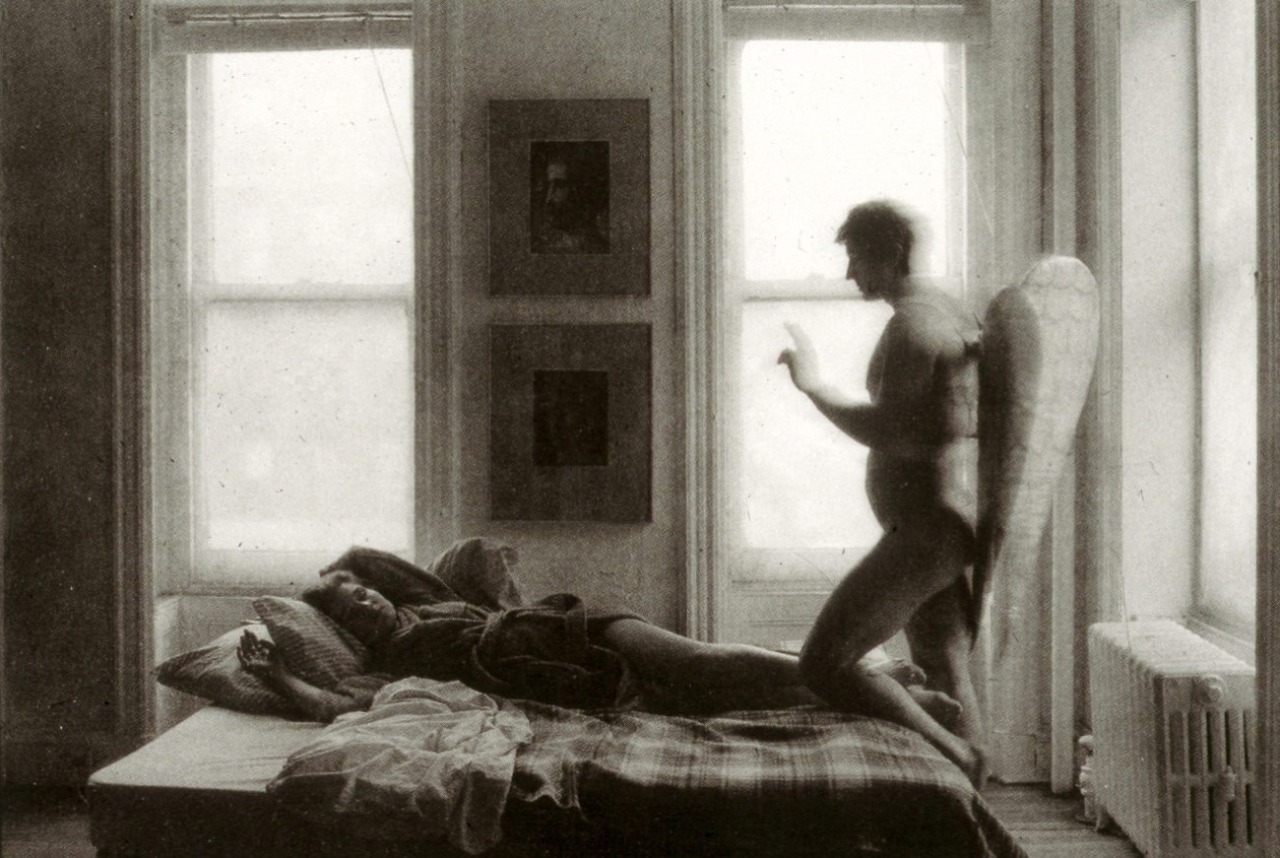 haughtyspirit:  arpeggia:  Duane Michals - The Fallen Angel, 1968 See more Duane