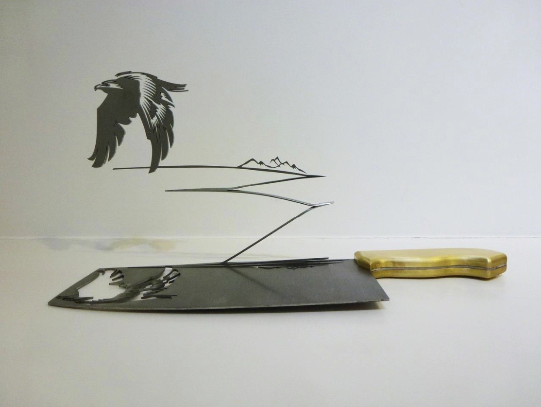 myampgoesto11:  Shadow of Knives: Incredible carved silhouette sculptures by Li