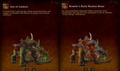 betamourne:  Lore tidbits: talbuks will kick your ass the Kirin Tor magically enhanced the alliance brown bear Black Polar Bear doesn’t appear to be in the game, however it is revered by the Taunka of Northrend rhinos hate gnomes camels what turtles