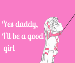 daddysprettylittlekittyx:    ♥  Yes, daddy