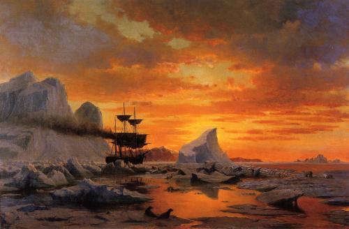 Ice Dwellers, Watching the Invaders, 1879, William Bradford