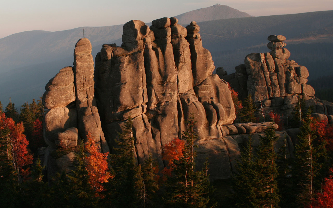 Karkonoski Park Narodowy - Karkonosze National Park in Poland. The park is located in Lower Silesian Voivodeship, in the highest part of the Sudetes, along the border with the Czech Republic.
“ Karkonosze, located 130 km southwest from Wrocław, are...