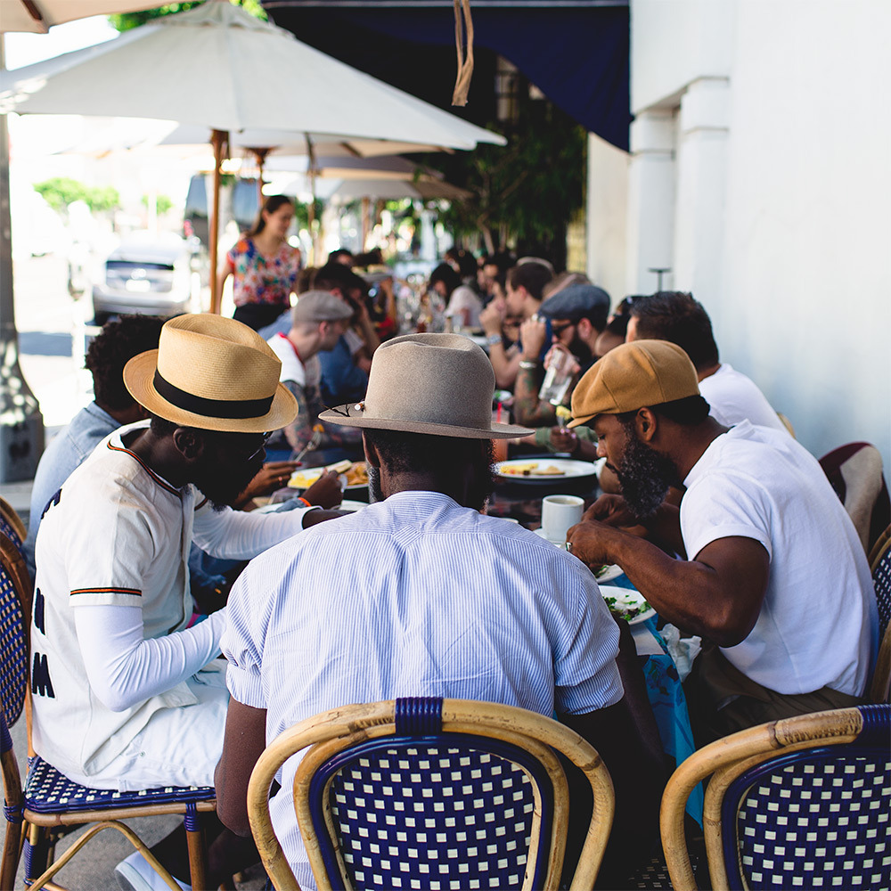 voguememoirs:  jessupdeane:  Brunch before the Liberty Fairs LA retail tour 2014