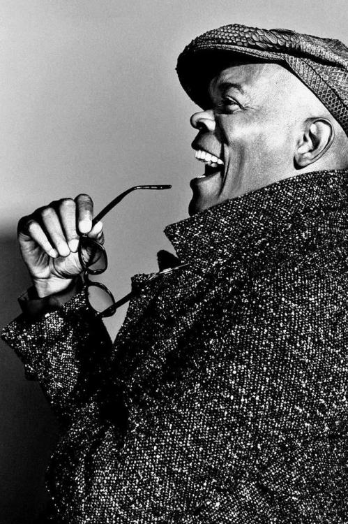 lesravageurs:  Ravageurs laugh. | Samuel L. Jackson by Joe Pugliese  