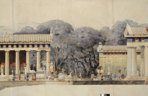 Reconstruction of the tholos at Epidaurus by Alphonse Defrasse; Henri Lechat