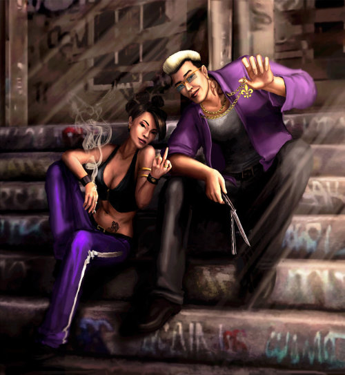 volition:Johnny and Lin kick back and enjoy some downtime in thisawesome fanart by Nyan27!