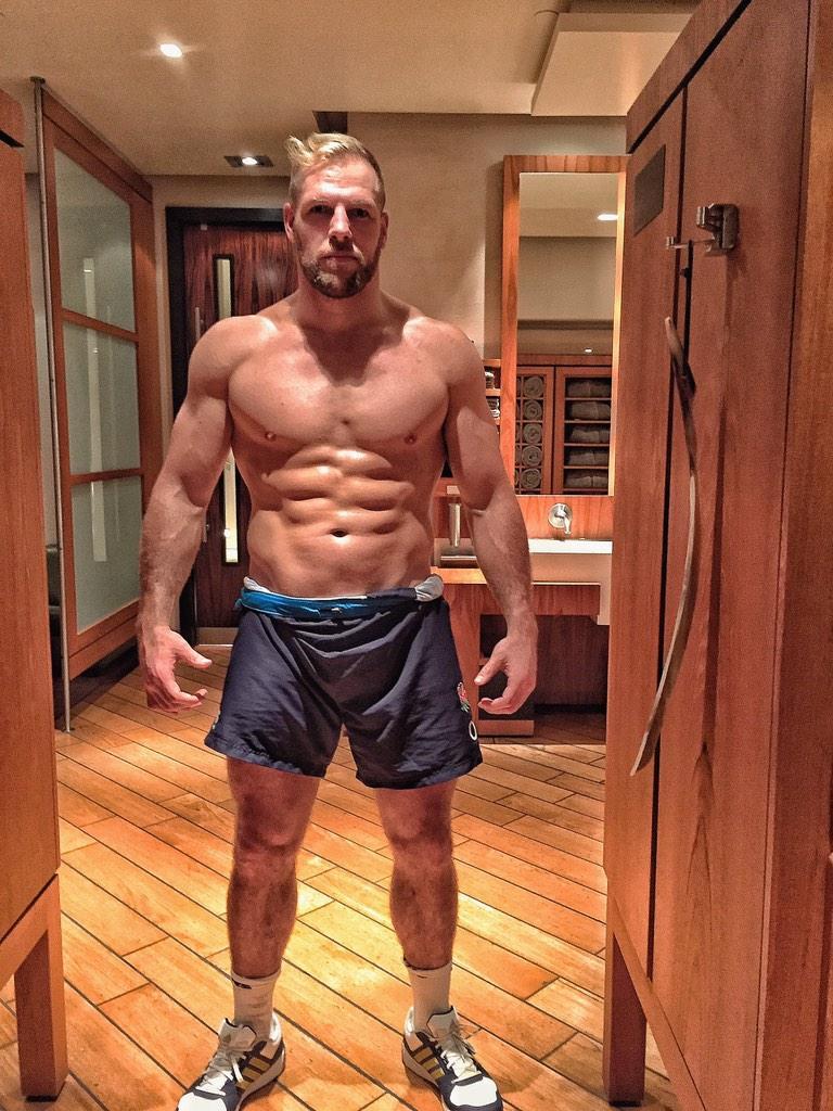 rugbyplayerandfan:  habemuscorpus:  James Haskell  Rugby players, hairy chests, locker