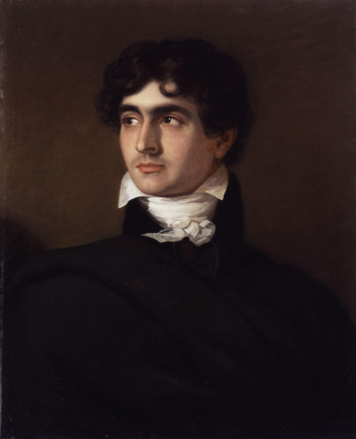 fuckyeahhistorycrushes:John William Polidori.  Painting by F. G. Gainsford.Quoted from Wikipedia:Joh