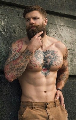 Hairy Men, Bears And Tattoos