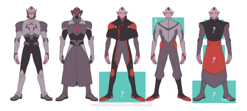 galralexicon:Galra Clothing and Uniforms Part 1Green boxes mark areas hidden behind other parts of t