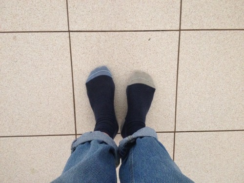 purityplants:  Kitchen floor and odd socks yo