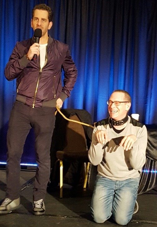 wrathofthestag:When Aaron Abrams and Scott Thompson put on @zacharybosch’s Digestivo collar.