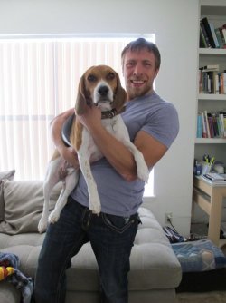 rwfan11:  Daniel Bryan …and the fact that he loves animals makes him that much hotter! …… to seem so soft/sensitive, yet so hard/sexy at the same time in a pic! WOW! ….check out that bicep!