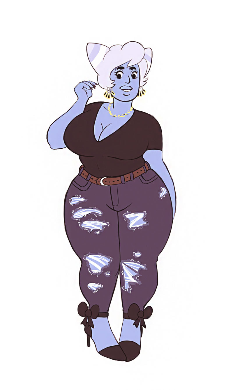 littlekikis: Woops more gem doodles before work.  I love tanktops and old jeans.