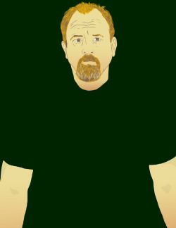 jeffversoiillustration:  I drew Louis C.K.’s big dumb fucking face for the hell of it 