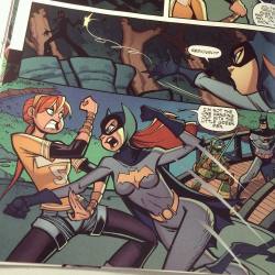 Grimphantom2: Sommariva: April Vs Batgirl - Printed Page In The Comic Book. This