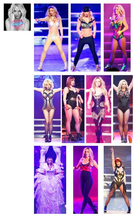 ricki-minaj:  triptoyourheart-britney:  Britney Spears  casas de cambio de vestuario 1998 - 2014 -Baby One More Time tour -Crazy 2k tour -Oops lo hice viaja otra vez -Dream Within A Dream Tour -Onyx Hotel Tour -House of Blues tour -The Circus