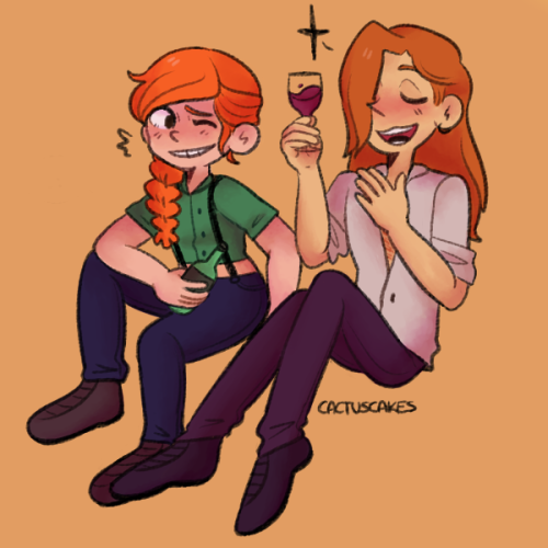 prettypriest: “gay rights!” - elliott and leah