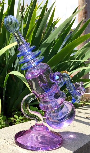 potheadkitten:My turret 💜💙