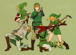 nintendo-forever:  Link, musical genius.