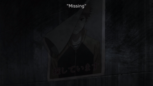 hideyoshineki:BARELY 10 SECONDS INTO THE FIRST EPISODE AND A MISSING HIDE POSTER APPEARS I’M N