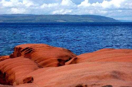 Arran - New Red SandstoneThis beautiful photograph was taken on a clear day on the Isle of Arran off