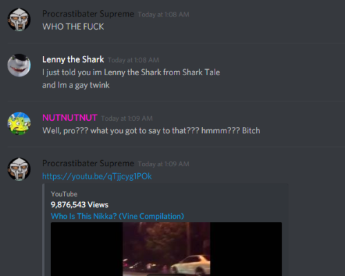 candyredterezii:@gavinsnose discord server refused to accept Lenny from Shark Tales was gay so i had