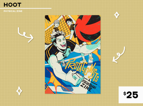 hqteamzines:✨ PREORDERS OPEN ✨PROTAGONISTS: A Fukurodani Zine is the 3rd volume in our Haikyuu t
