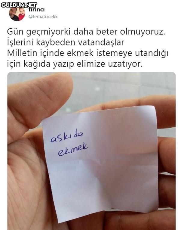 fırıncı @ferhatcicekk Gün...