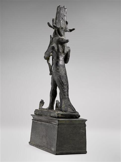 egypt-museum:Pantheistic KhnumReligious Transformations: Pantheistic Khnum, a bronze statuette compo