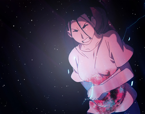 lkers: The Five Sacrifices   companion to (x)  [Image description: Galaxy themed edits of FMA c