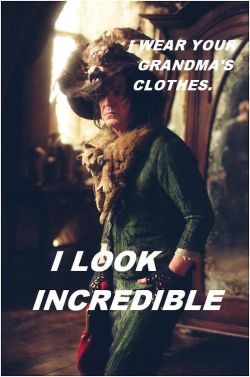 lulz-time:  cards-lay-blunt: Snape goes thrift shopping.  My lovely followers, please follow this blog immediately!