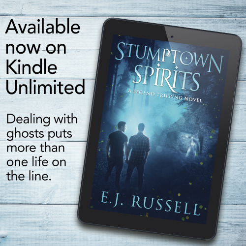 Embrace the paranormal with Stumptown Spirits by E.J. Russell!Currently available on Kindle Unlimite