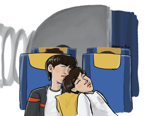 Baby Bts On A Plane!