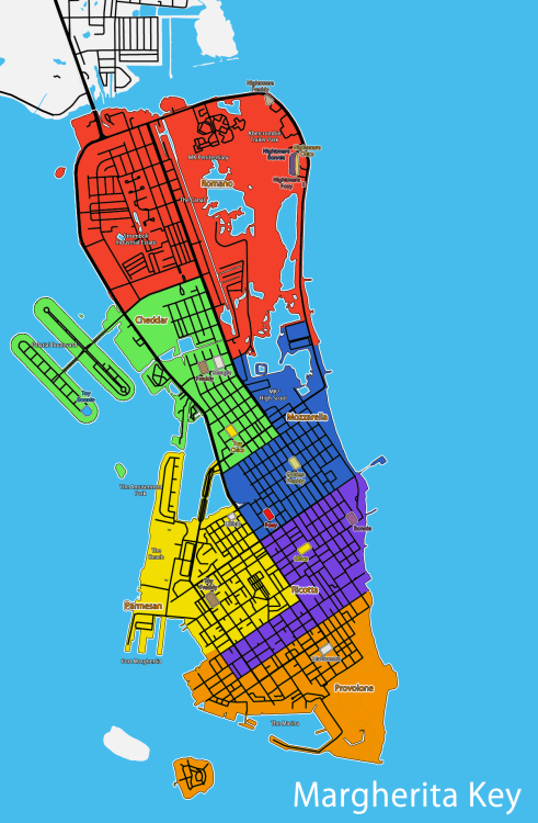 MAPS.Maps for two of my FNAF AUs -Top one is the hottest resort on the Idaho coastline in story for the 2087 AUBottom one is the small Floridan city where the highschool AU takes place.