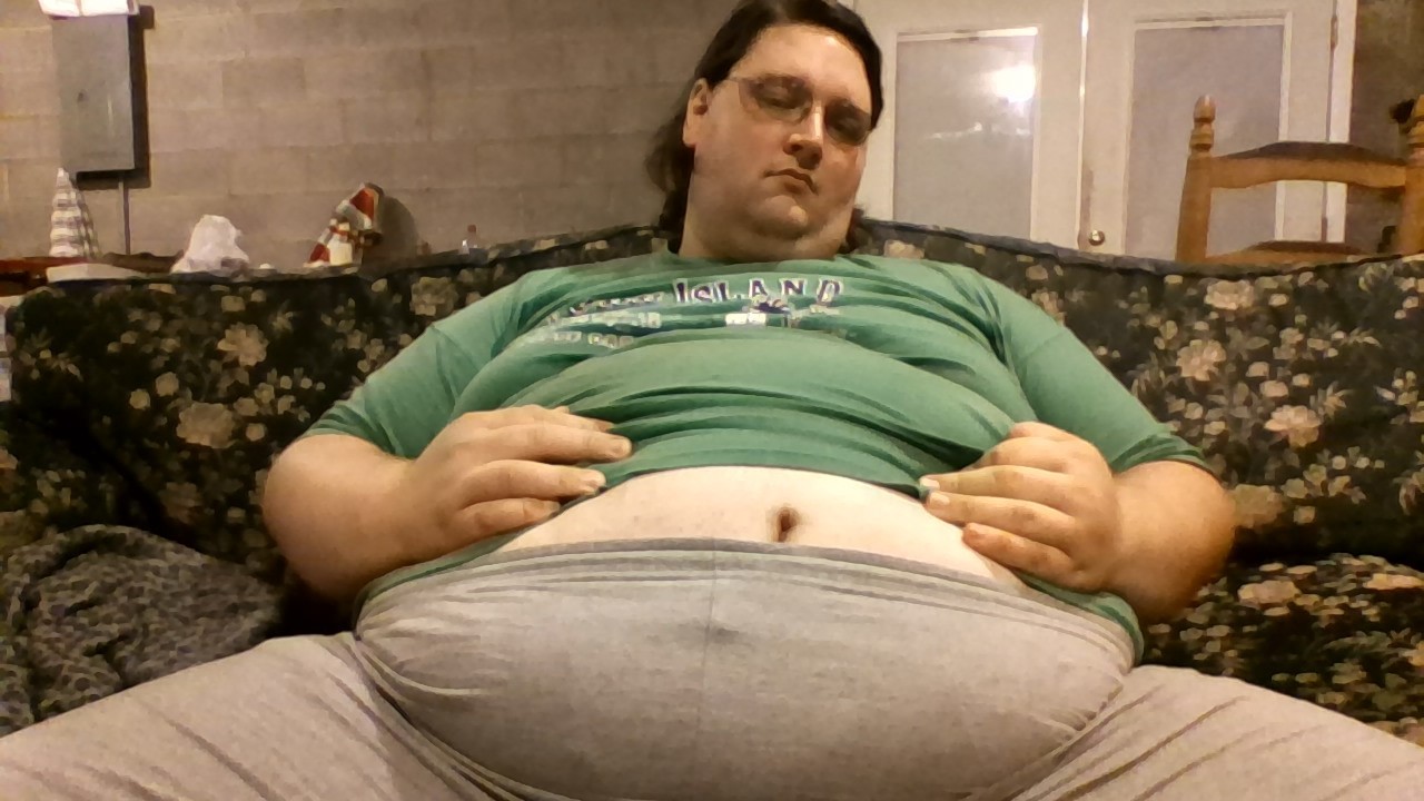 Relaxing after my shower