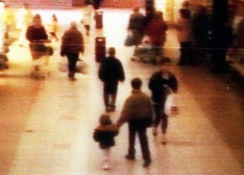 dichotomized:  On February 1993, a two-year-old boy was lured away from his mother in a busy shopping mall in Liverpool, England, savagely beaten and callously murdered on a railway track. What made this crime all the more appalling was the fact that