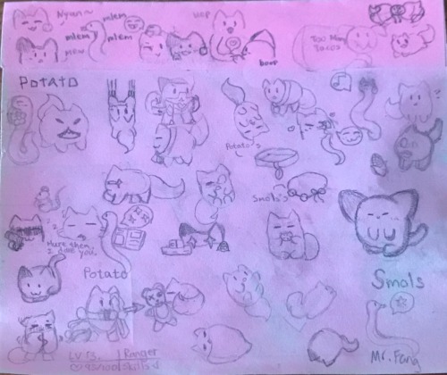 Potato, Smols And Mr. Fang, Candys Guardians And Companions