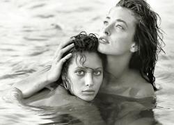 supermodelshrine:  Christy and Tatjana by Herb Ritts, 1986