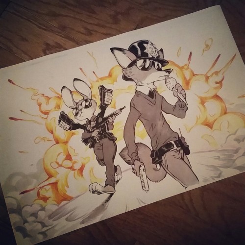 zootopepo:  littlewitchcurry: All of the little ink Zootopia doodles I’ve done over the past couple of weeks somewhat in the order they were made~ I will be deleting the individual posts to clean up my blog a bit!  Ooohhh… AWESOME ART