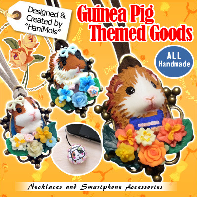 New on Guinea Pig Fashion! &ldquo;Guinea Pig Themed Goods&rdquo;- Necklaces are fully handma