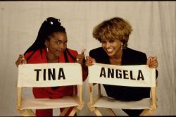Gradientlair:  I Love This Series Of Photographs Of Tina Turner And Angela Bassett