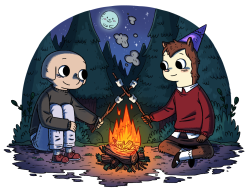 rare fanart…summer camp island! blasted through both seasons a while back and enjoyed it imme