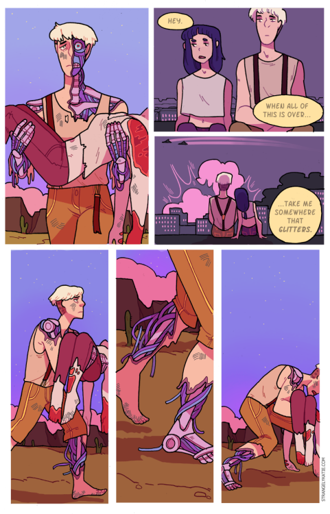 obfuscobble:  strangelykatie:  I finally got around to updating ‘Don’t Let Go’! I tried to push myself as much as possible. Still a little rough as I’ll be entering the finished version in something later this year. Fingers crossed!  I actually