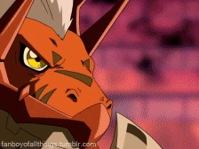 Dinosaur King DIGIMON AU Goma And His Leviamon
