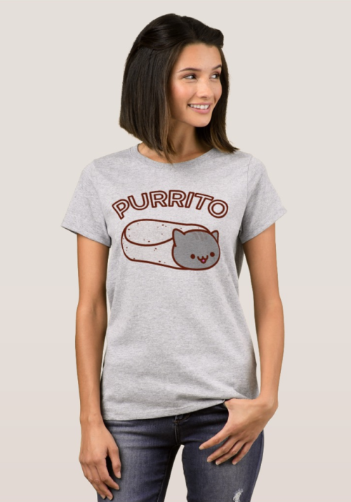 PURRITO CAT T-Shirt - ON SALE NOW—Only $12.63 (40% OFF) with code GREATDEALZAZ—Offer ends Sunday, Ap