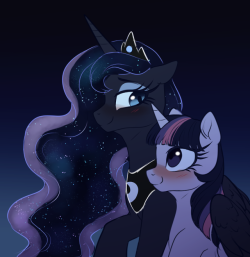 verawitch: Princess Luna and Twilight Sparkle